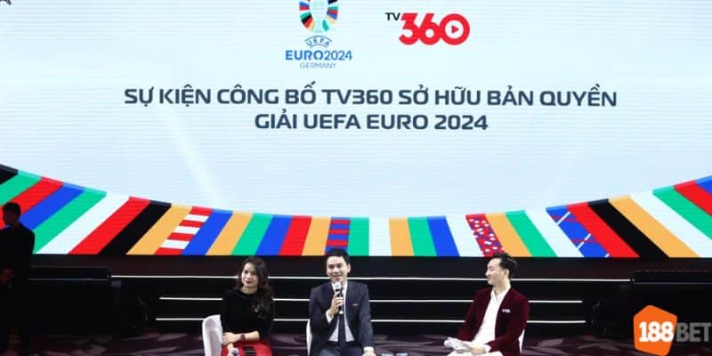 Euro 2024 chieu kênh nào nét nhất - Ứng dụng TV 360 phát trực tiếp với định dạng FHD