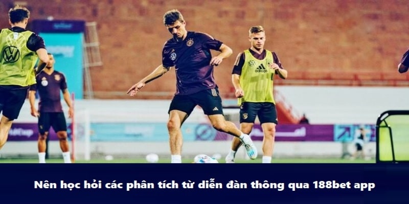 Nên học hỏi các phân tích từ diễn đàn bằng 188bet app